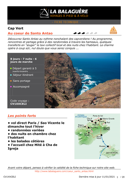 Cap Vert Au Coeur De Santo Antao Les Points Forts