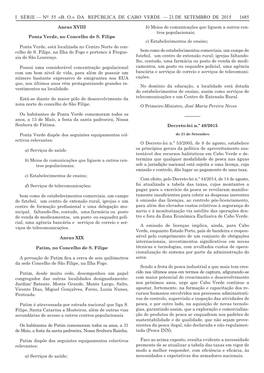 Bo» Da República De Cabo Verde — 21 De Setembro De 2015 1685