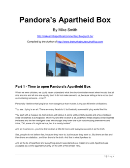 Pandora's Apartheid