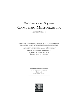 Gambling Memorabilia