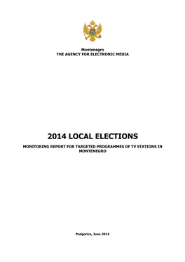 Local Elections TV Monitoring Report-1