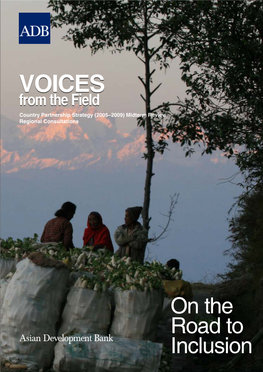 Voices from the Field: Country Partnership Strategy (2005-2009)