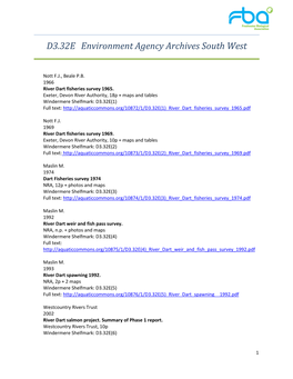 D3.32E Environment Agency Archives South West