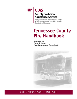 Tennessee County Fire Handbook Prepared by Kevin J