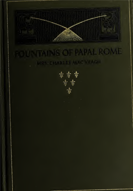 Fountains of Papal Rome