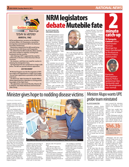 NRM Legislators Debatemutebile Fate 2Minute
