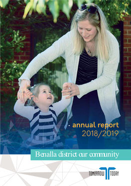 Benalla District Our Community Contents Chair’S Report