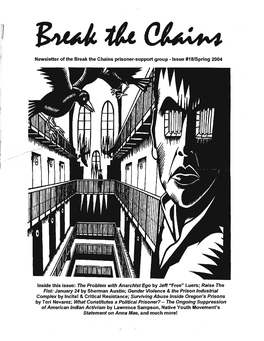 Newsletter of the Break the Chains Prisoner-Support Group - Issue #18/Spring 2004