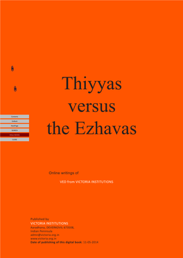Thiyyas Versus the Ezhavas