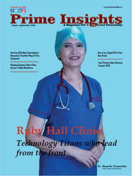 Ruby Hall Clinic: Technology Titans Who Lead from the Front