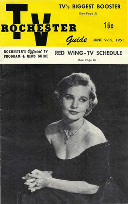 Rochester TV Guide; Vol. 1, No. 20; June 9