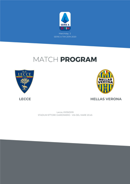 Match Program