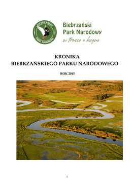 Kronika Biebrzańskiego Parku Narodowego 2015