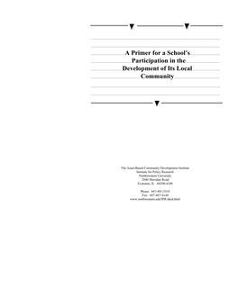 A Primer for a School Participation in The