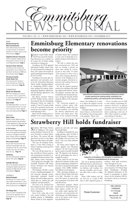 Emmitsburg Elementary Renovations Become Priority Strawberry Hill Holds Fundraiser