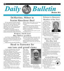 Daily Bulletin Boston MA