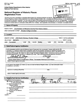 National Register of Historic Places Registration Form