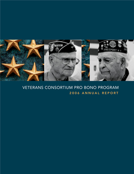 Veterans Pro Bono Consortium Annual Report 2006