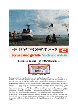 Helikopter Service – En Luftfartskrønike…