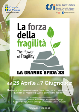 La Forza Della Fragilità the Power of Fragility