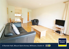 6 Ramleh Hall, Mount Saint Annes, Milltown, Dublin 6 for Sale by Private Treaty