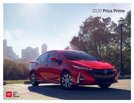 Toyota 2020 Prius Prime Brochure