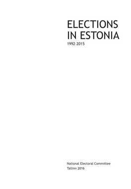 Elections in Estonia.1992-2015