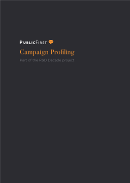 25 Campaign Profiles