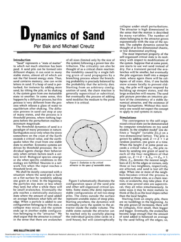 Dynamics of Sand States Belonging to the Attractor Grows Exponentially with the Size of the Sys­ Tem