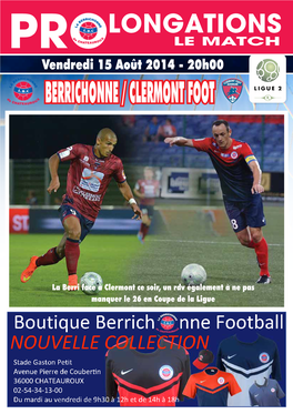 Berrichonne / Clermont Foot