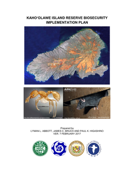 Kahoʻolawe Island Reserve Biosecurity Implementation Plan