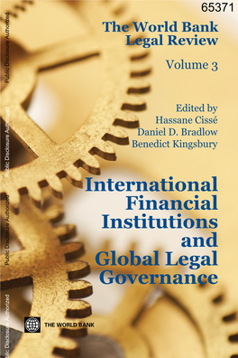 The World Bank Legal Review Volume 3 Public Disclosure Authorized