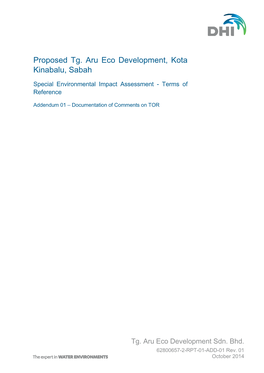 Proposed Tg. Aru Eco Development, Kota Kinabalu, Sabah