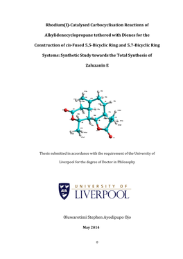 Catalysed Carbocyclisation Reactions of Alkylidenecyclopropane Tethered