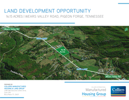 Land Development Opportunity ±16.15 Acres | Wears Valley Road, Pigeon Forge, Tennessee