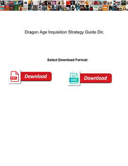 Dragon Age Inquisition Strategy Guide Dlc