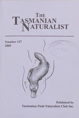 The Tasmanian Naturalist