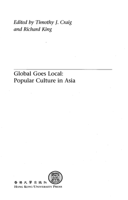 Popular Culture in Asia