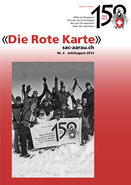 «Die Rote Karte» Sac-Aarau.Ch Nr