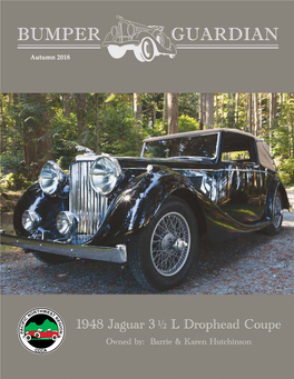 1948 Jaguar 3 1/2 L Drophead Coupe Owned By: Barrie & Karen Hutchinson Pacific Northwest Region - CCCA