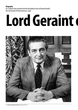 97 Jones Lord Geraint of Ponterwyd