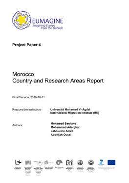 Morocco Country and Research Areas Report