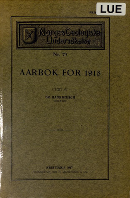 Aarbok for 1916 !