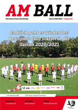 Der Sport-Club Startet in Die Saison 2020/2021 Z!