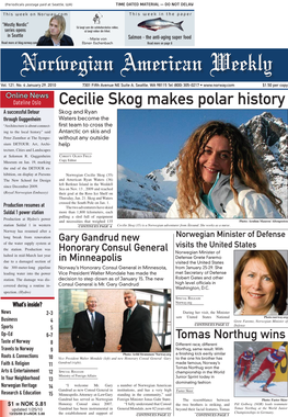 Cecilie Skog Makes Polar History
