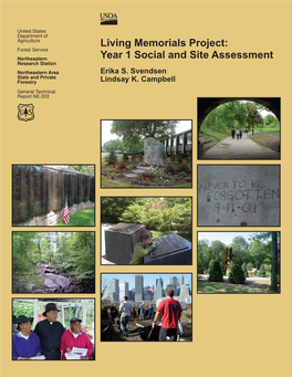 Living Memorials Project: Northeastern Year 1 Social and Site Assessment Research Station Northeastern Area Erika S