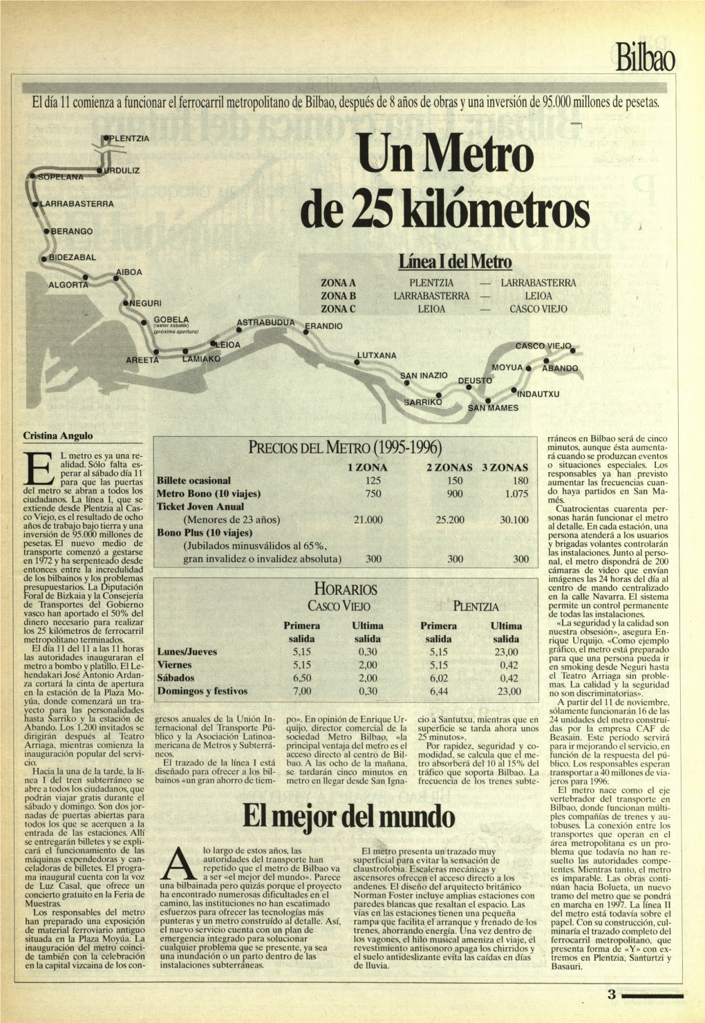 Un Metro De 25 Kilómetros