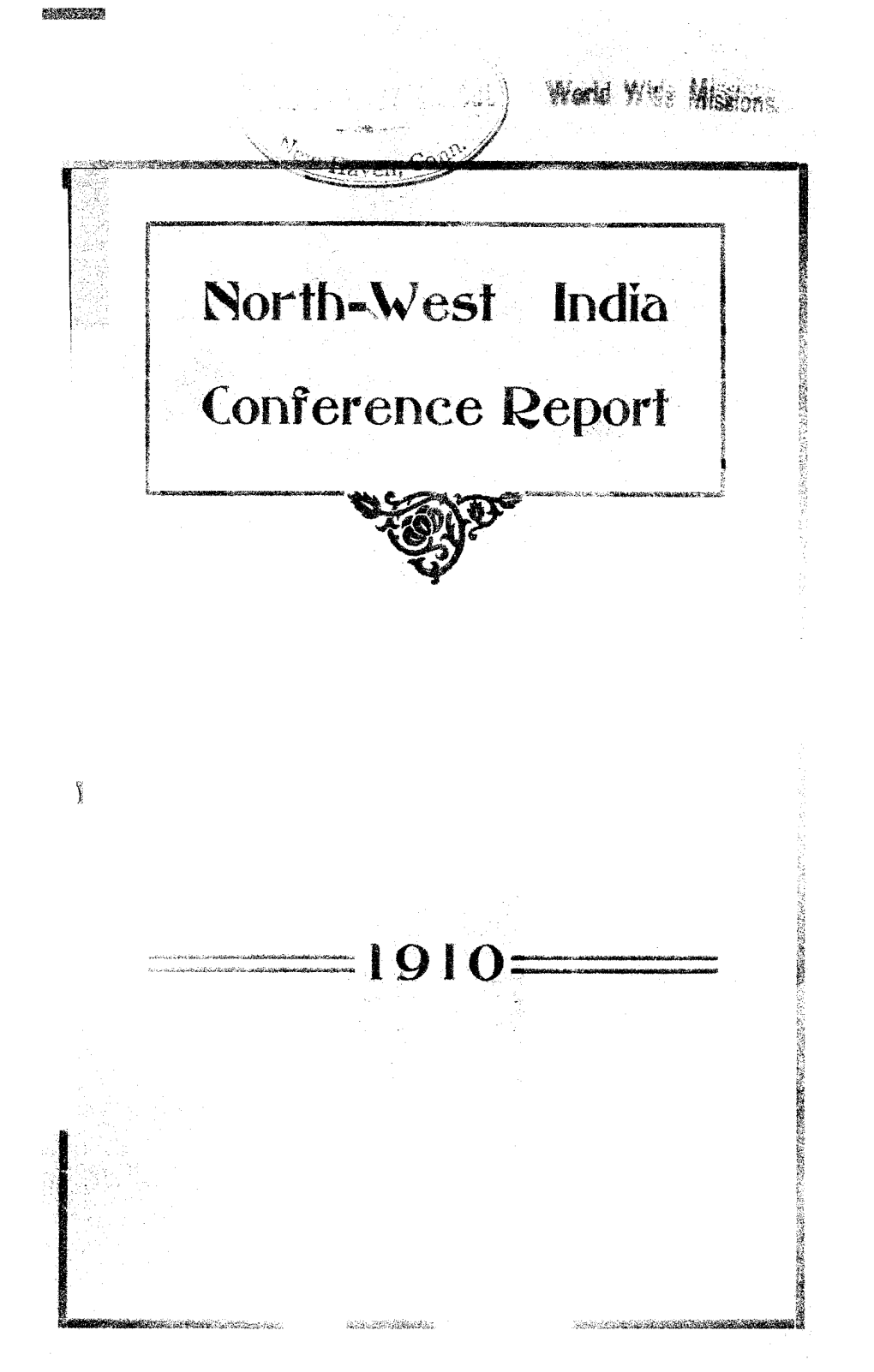 J North-Vesf India I ! Conference Report J