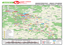 RADSTRECKE - BIKE COURSE Streckenlänge / Course Distance - 180 Km