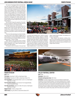 204 @Beaverfootball 2019 OREGON STATE FOOTBALL MEDIA GUIDE